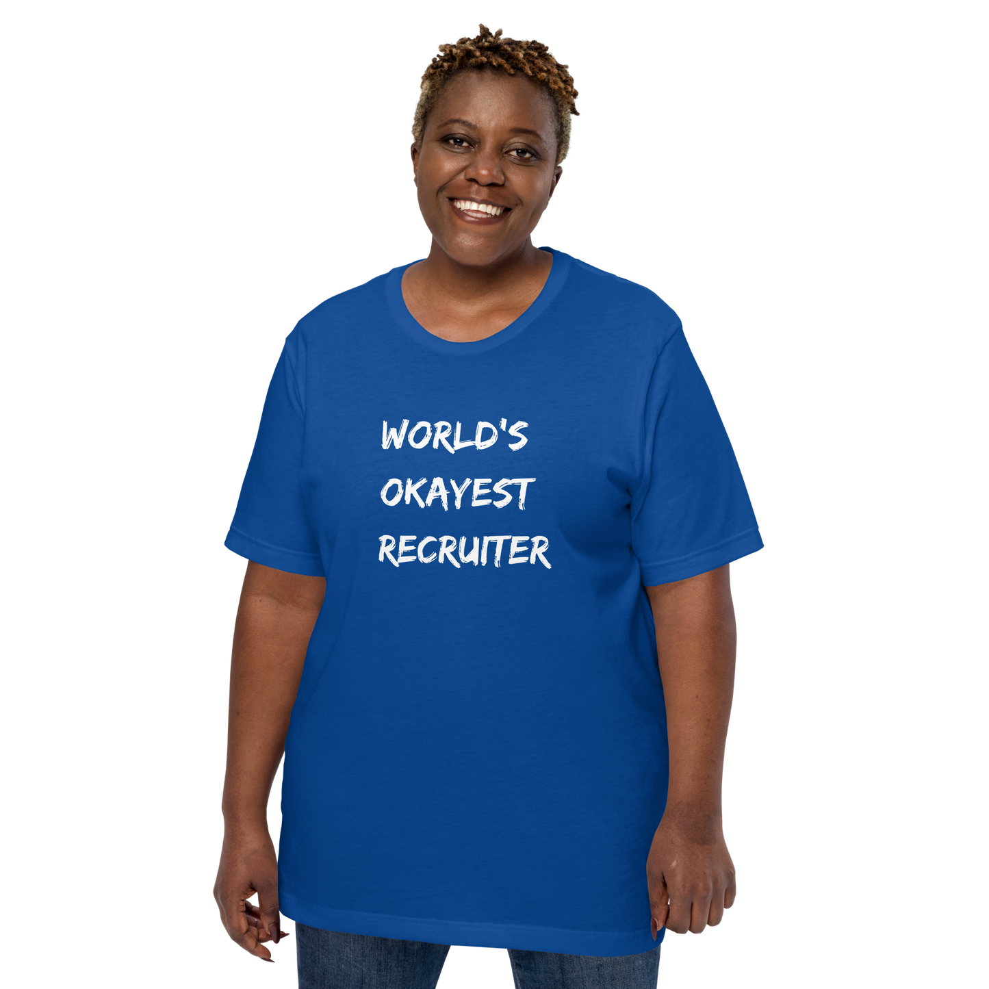 World's Okayest Recruiter - Women's short sleeve t-shirt
